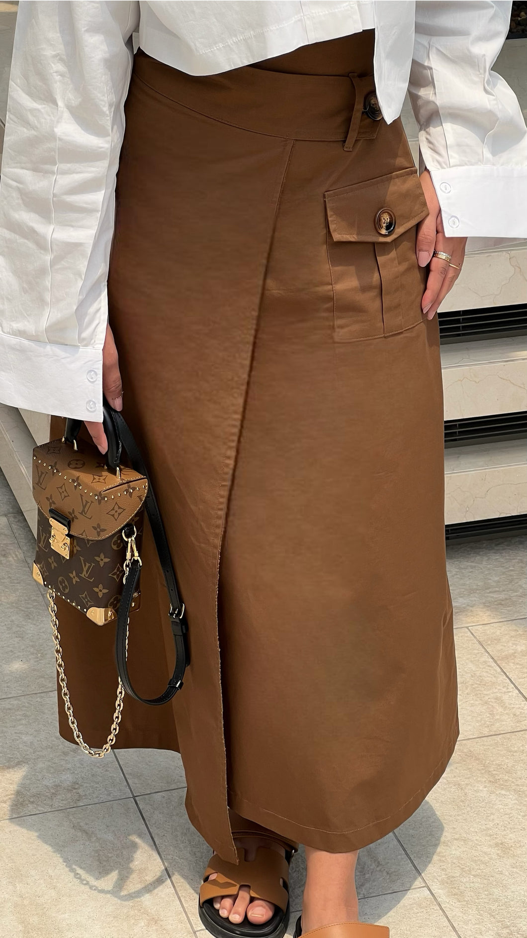 Brown skirt